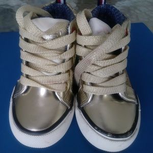 New Tommy Hilfiger Golden sneakers